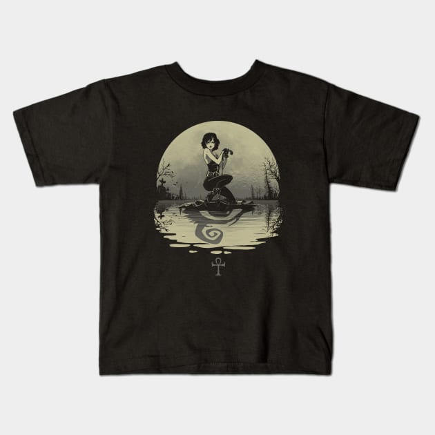 Sailing with Death Kids T-Shirt by Rodrigo_Gafa